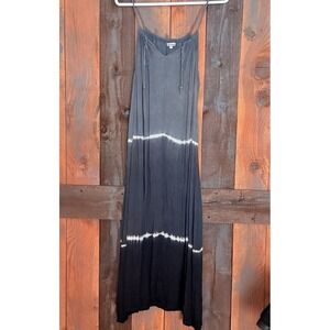 Tiare Hawaii Tie Dye Maxi Dress One Size Spaghetti Strap Boho Flowy